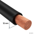 Kable rozruchowe 1200 A samochodowe grube 12mm długie 4 metry