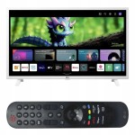 Biały telewizor LG smart tv WiFi BT webOS LED FHD 32 cale Netflix YouTube