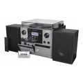 Wieża stereo gramofon Soundmaster odtwarzacz kaset tuner FM USB Bluetooth