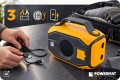 Booster rozruchowy jump starter kompresor do kół powerbank LED 3w1 8000mAh