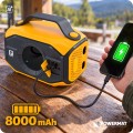 Booster rozruchowy jump starter kompresor do kół powerbank LED 3w1 8000mAh
