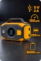 Booster rozruchowy jump starter kompresor do kół powerbank LED 3w1 8000mAh
