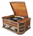 Gramofon Retro kaseta radio odtwarzacz CD HYUNDAI AUX zgrywanie na USB RIP