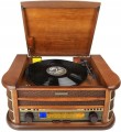 Gramofon Retro kaseta radio odtwarzacz CD HYUNDAI AUX zgrywanie na USB RIP