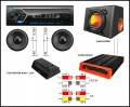 Konwerter poziomu sygnału High Low HiLow 4xRCA cinch Hollywood HLC-4 Remote