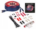 Zestaw kabli przewodów car audio do wzmacniacza tuby radia subwoofera 60A