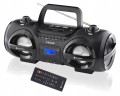 Boombox na płyty CD Bluetooth USB SD MP3 radio GoGEN efekty LED RGB PILOT