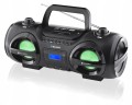 Boombox na płyty CD Bluetooth USB SD MP3 radio GoGEN efekty LED RGB PILOT