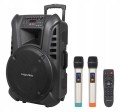 Głośnik Bluetooth kolumna mobilna mikrofon karaoke USB SD