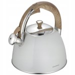 Czajnik stalowy 3L BIAŁY indukcja gaz