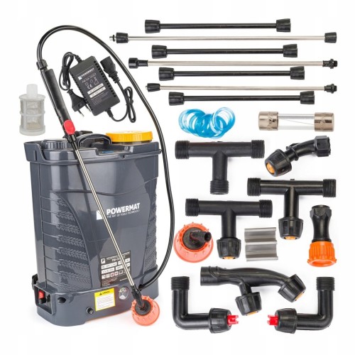 Opryskiwacz akumulatorowy 16L 9x lanca do opryskiwania roślin i krzewów