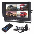 Monitor QUAD 9 cali na 4 kamery rejestrator DVR 12V 24V