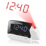 Budzik z radiem HYUNDAI projektor rzutnik czasu zegar LED 