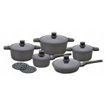 Garnki 12 ele powłoka granitowa indukcja gaz