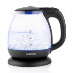 Czajnik elektryczny szklany LED 1L HYUNDAI 1100W
