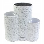 Blok na Noże Marmurkowy Pojemnik 3w1