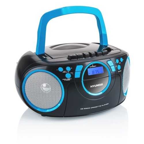 Boombox kaseta odtwarzacz CD USB MP3 AUX radio FM HYUNDAI