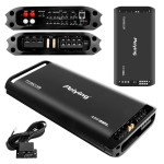 Wzmacniacz samochodowy Peiying 4 lub 2 kanały duża moc 450W