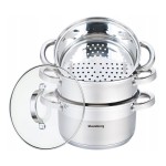 Garnek do gotowania na parze 3,1L 20cm 4ele