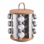 Zestaw do Przypraw Przyprawnik Obrotowy Stojak