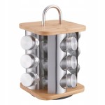 Zestaw do Przypraw Przyprawnik Obrotowy Stojak