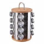 Zestaw do Przypraw Przyprawnik Obrotowy Stojak