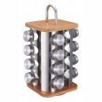 Zestaw do Przypraw Przyprawnik Obrotowy Stojak