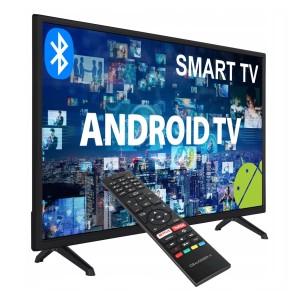 Telewizor smart Android TV 32 cale WiFi Bluetooth DVBT2 aplikacje Netflix