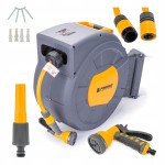 Wąż ogrodowy zwijacz automatyczny bęben 35m 1/2 cala