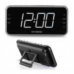 Budzik Zegar Radiobudzik HYUNDAI AUX ładowarka USB