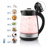 Czajnik elektryczny HYUNDAI bezprzewodowy szklany