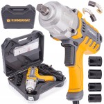 Elektryczny klucz udarowy 1/2 800Nm 2100W adaptery