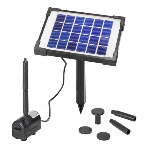 Fontanna solarna do oczka wodnego pompa fontannowa