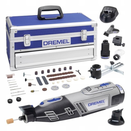 Szlifierka akumulatorowa Dremel 12V akcesoria duży zestaw 65 ele