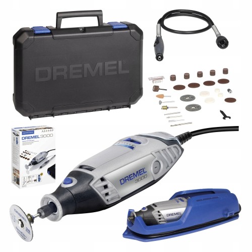 Szlifierka Dremel 130W walizka akcesoria zestaw XL