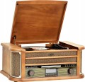 Gramofon Retro Kaseta CD USB Bluetooth Radio DAB+