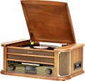Gramofon Retro Kaseta CD USB Bluetooth Radio DAB+