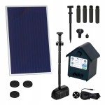 Pompa solarna fontanna do oczka wodnego akumulator