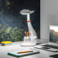 Lampa biurkowa kot pojemnik na przybory szkolne lampka na biurko