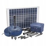 Fontanna do oczka wodnego pompa solarna akumulator