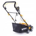 Aerator elektryczny wertykulator do trawy 3w1 38cm mocny 2550W kosz 45L