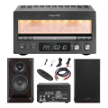 Wieża HiFi Bluetooth wzmacniacz odtwarzacz płyt CD USB radio DAB+ głośniki