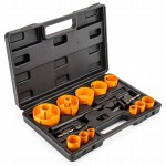 Otwornice do metalu drewna bimetal otwornica zestaw otwornic 17 elementów