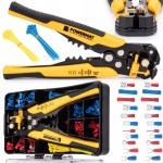 Ściągacz izolacji kabli przewodów zaciskarka 260el