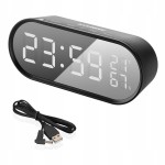 Budzik HYUNDAI zegar ładowarka USB temp wilgotność