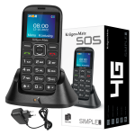 Telefon dla Seniora SOS 4G SD 2xSIM radio latarka