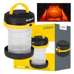 Lampa kempingowa SKŁADANA latarka z uchwytem
