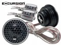 Głośniki samochodowe Excursion PX-4C 10cm 200W tweetery 2 drożny zestaw