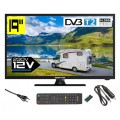 Telewizor do kampera samochodowy 12V 230V HD 19 cali USB HDMI