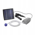 Napowietrzacz solarny do oczka wodnego stawu pompa powietrza 120L/h